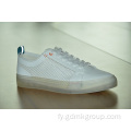 Froulju Leather Ademend Inner Heighten White Shoes